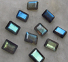 7x9 mm - AAAA - Really High Quality Labradorite - Emerald Cut Stone Every Single Pcs Have Amazing Blue Fire Super Sparkle 10 pcs